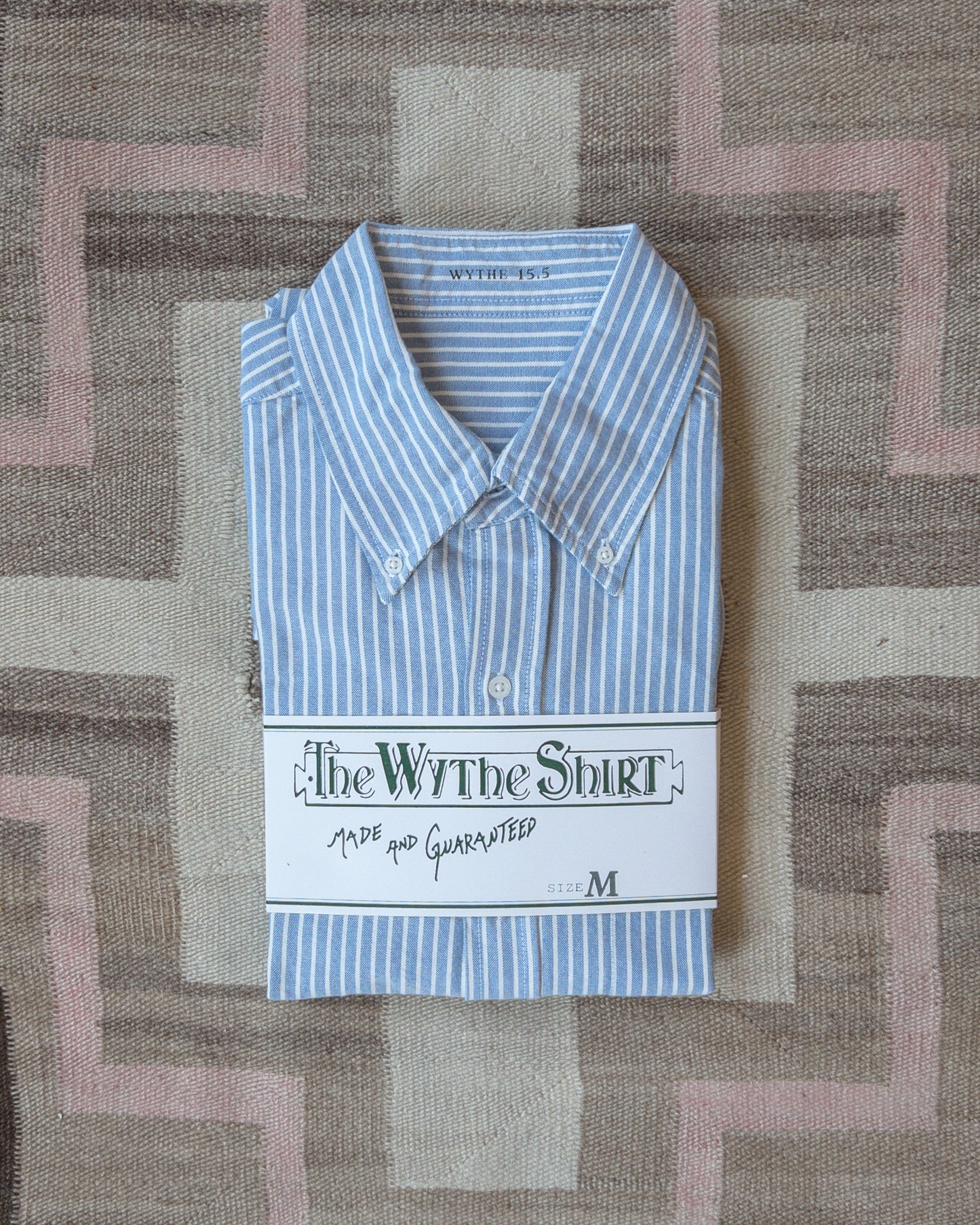 Oxford Cloth Button Down - Blue and White Stripe