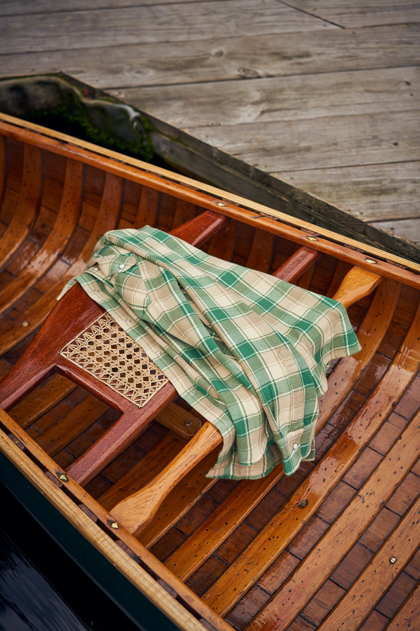 Washed Flannel Pearlsnap Shirt - San Luis Valley Hearth Plaid