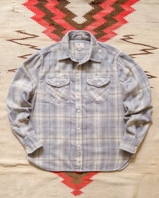Washed Flannel Workshirt - Late Frost