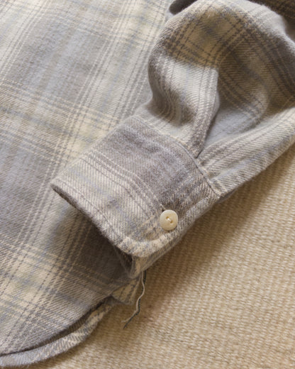 Washed Flannel Workshirt - Late Frost