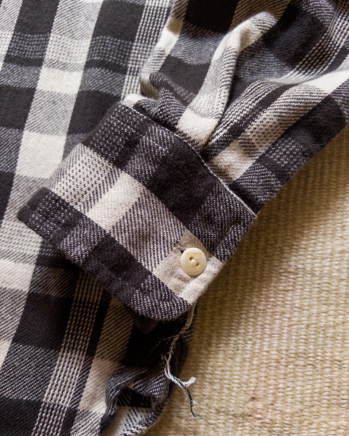 Washed Flannel Workshirt - Night Pitch
