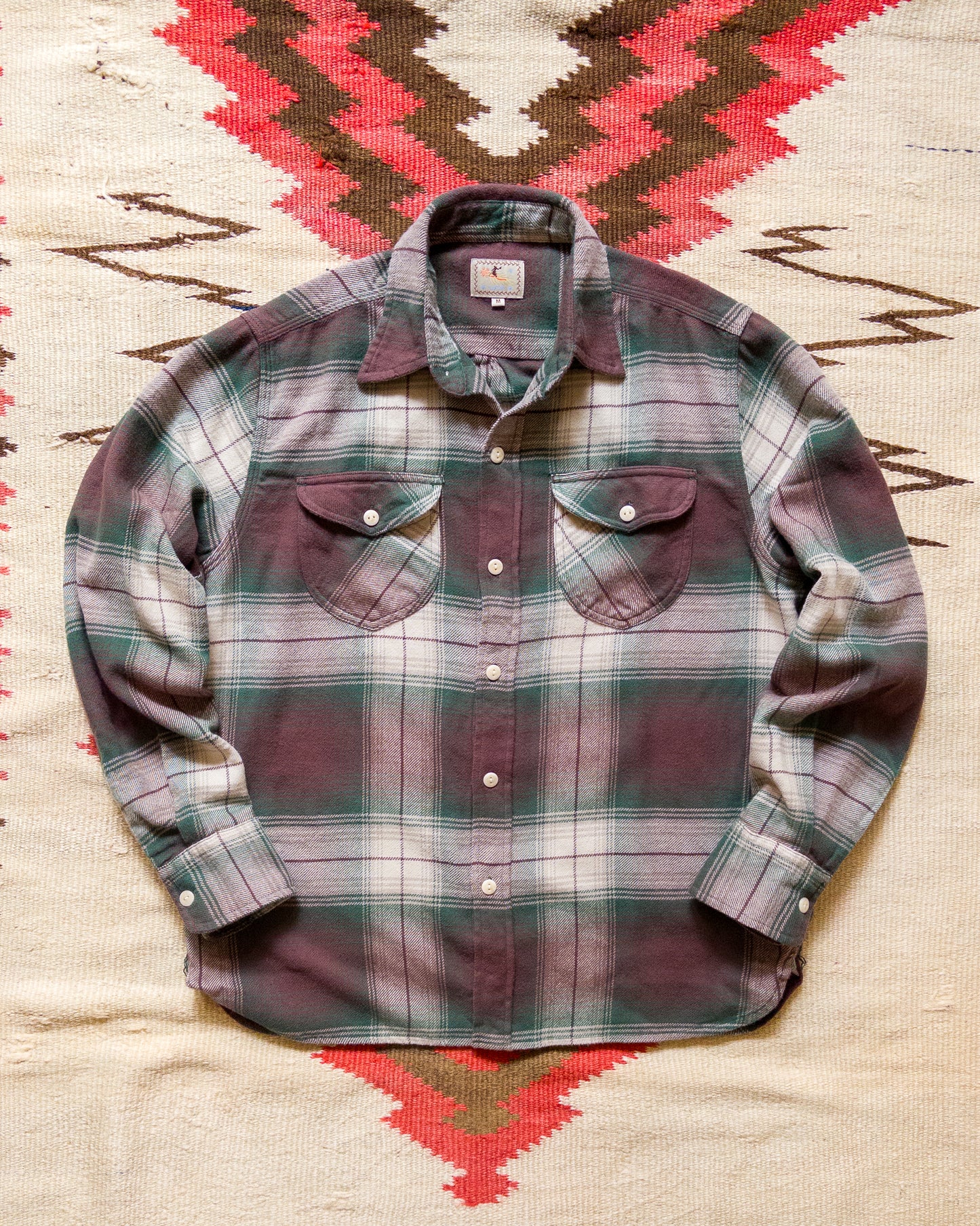 Washed Flannel Workshirt - Grizzly Shadow Plaid