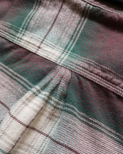Washed Flannel Workshirt - Grizzly Shadow Plaid