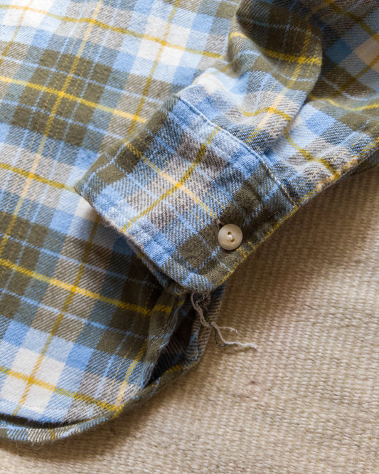 Washed Flannel Workshirt - Gold Ravine