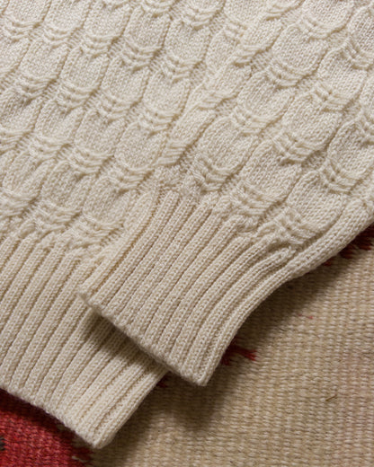 Highland Cableknit Sweater - Cream