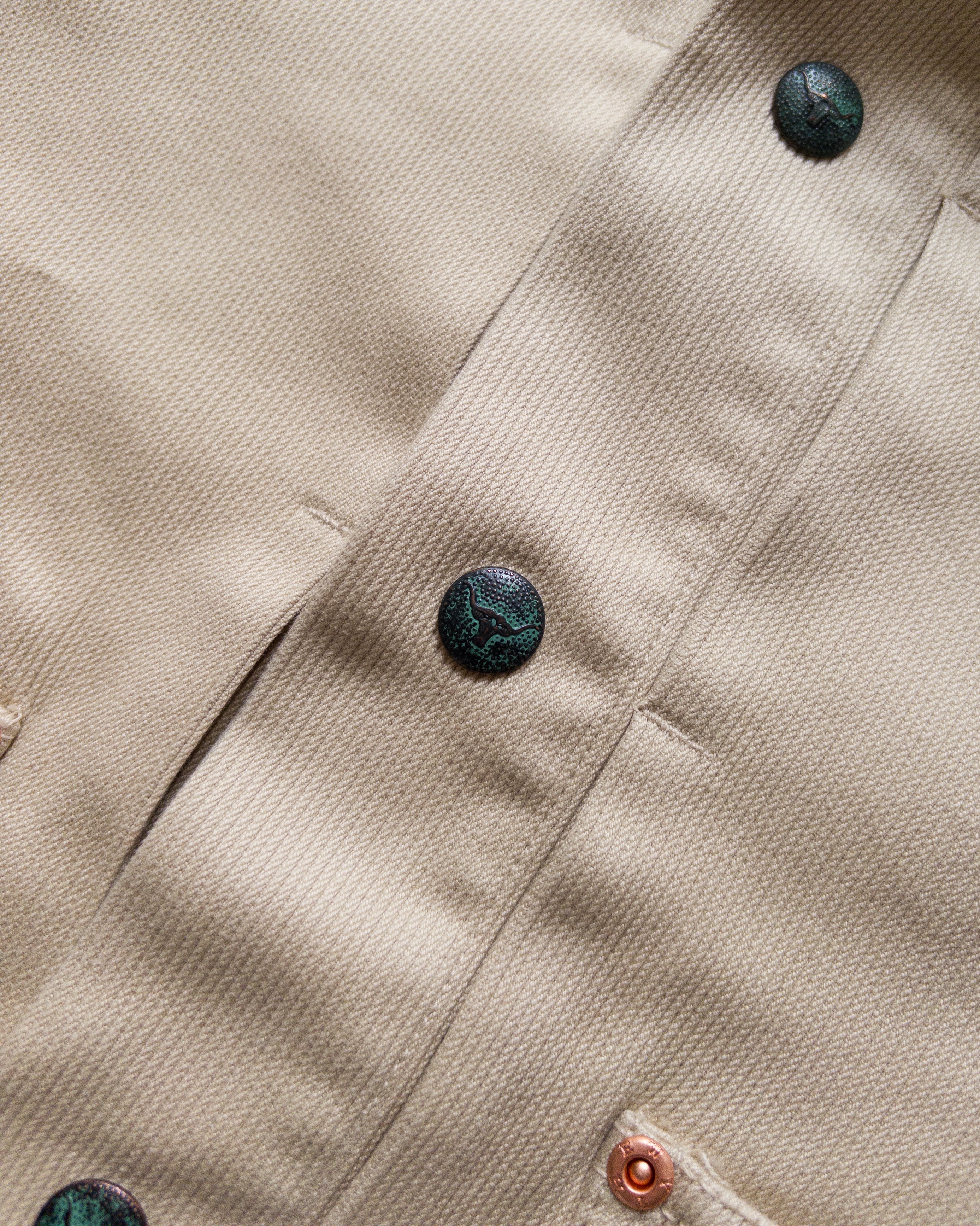 Bedford Cord Ranch Jacket - Off White