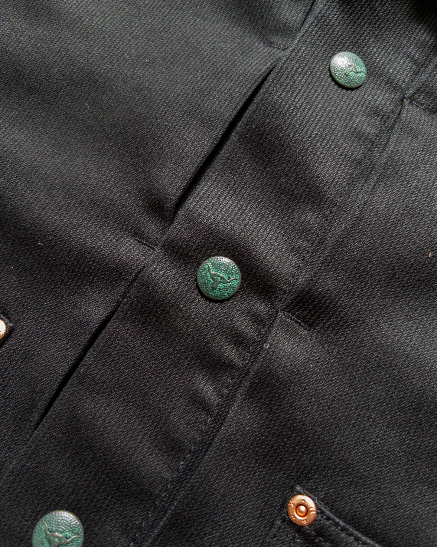 Bedford Cord Ranch Jacket - Black