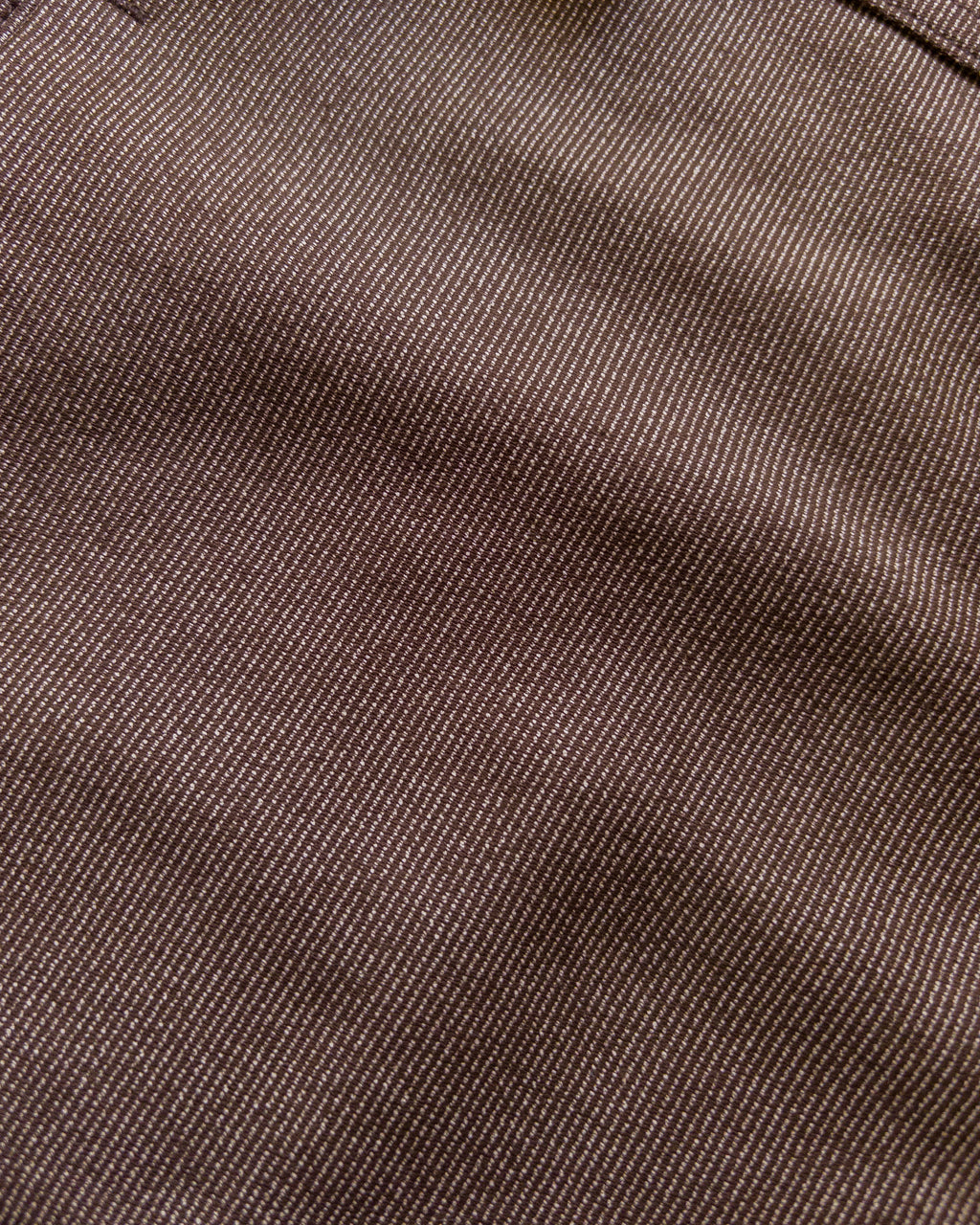 Japanese Wabash Stripe Moleskin Ranch Jacket - Espresso Brown