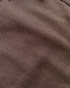 Japanese Wabash Stripe Moleskin Ranch Jacket - Espresso Brown