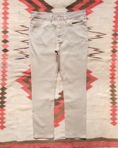 Bedford Cord Five Pocket Pants - Off White