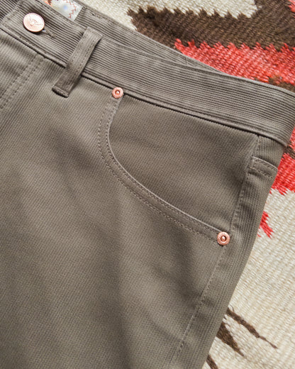 Bedford Cord Five Pocket Pants - Faded Olive