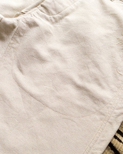 Heavyweight Pinpoint Canvas Chino - Unbleached