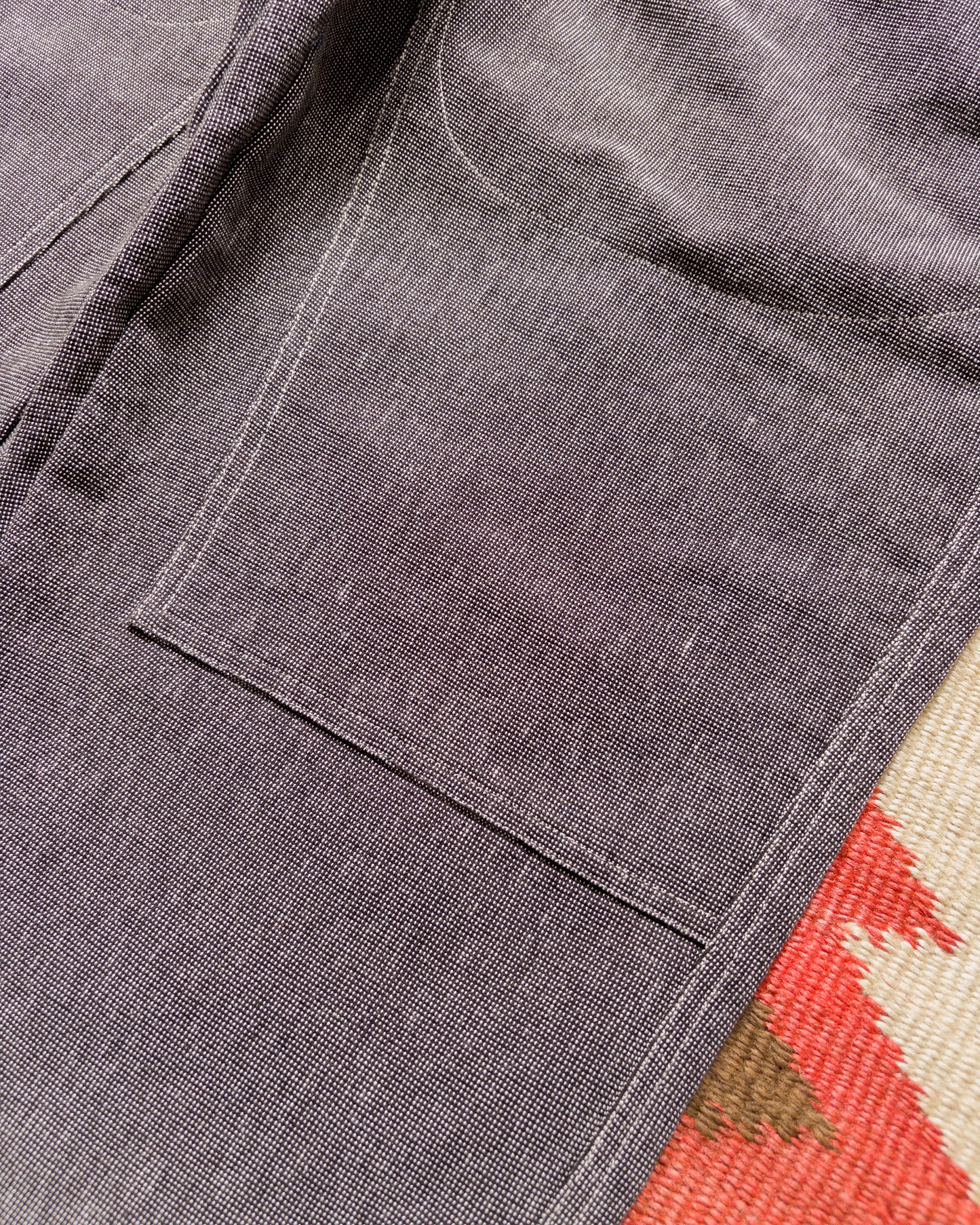 Heavyweight Pinpoint Canvas Chino - Night Sky