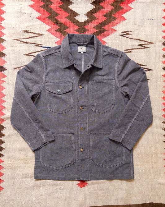 Heavyweight Pinpoint Canvas Barn Jacket - Night Sky