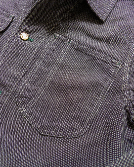 Heavyweight Pinpoint Canvas Barn Jacket - Night Sky