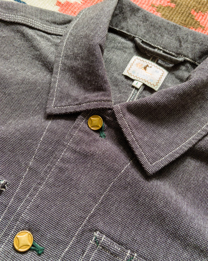 Heavyweight Pinpoint Canvas Barn Jacket - Night Sky