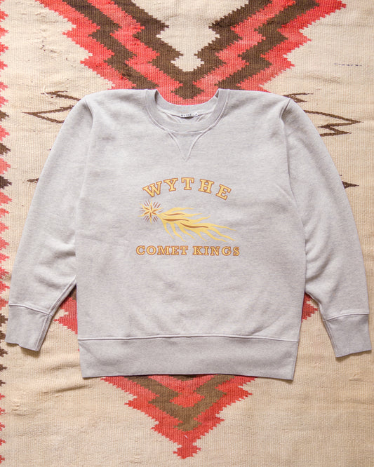 Comet Kings Crewneck Sweatshirt - Heather Grey