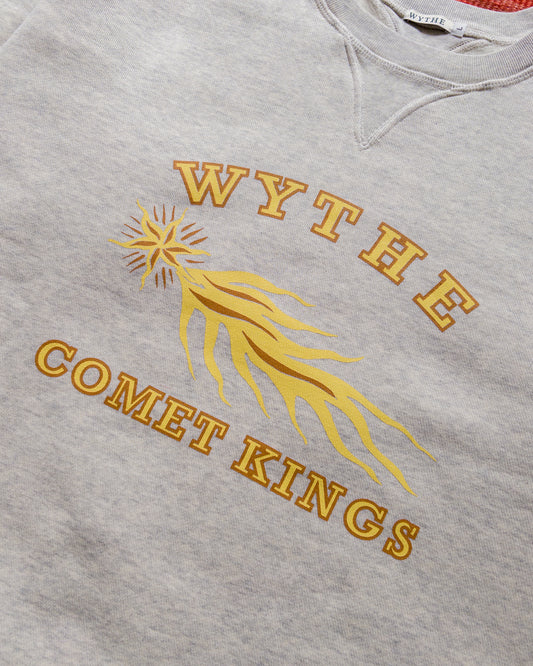 Comet Kings Crewneck Sweatshirt - Heather Grey