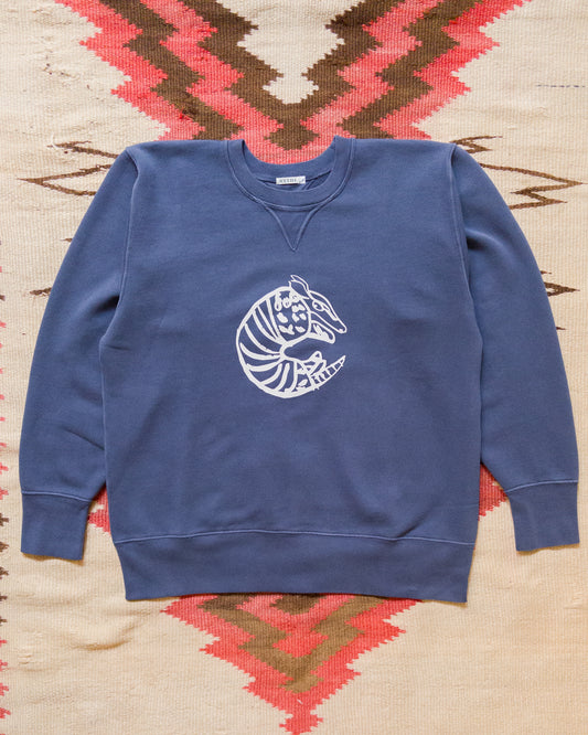 Armadillo Crewneck Sweatshirt - Faded Navy