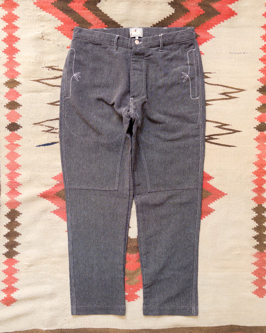 Heavyweight Pinpoint Canvas Chino - Night Sky