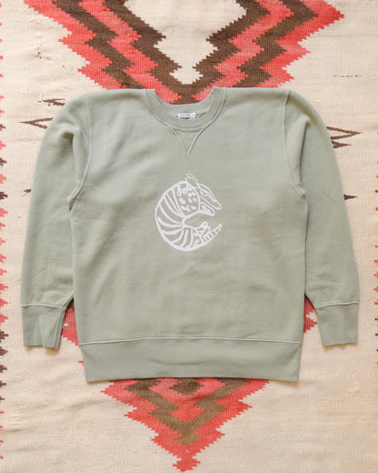 Armadillo Crewneck Sweatshirt - Faded Olive