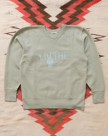 Peace Crewneck Sweatshirt - Faded Olive