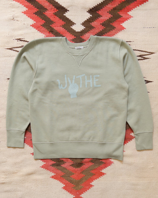 Peace Crewneck Sweatshirt - Faded Olive