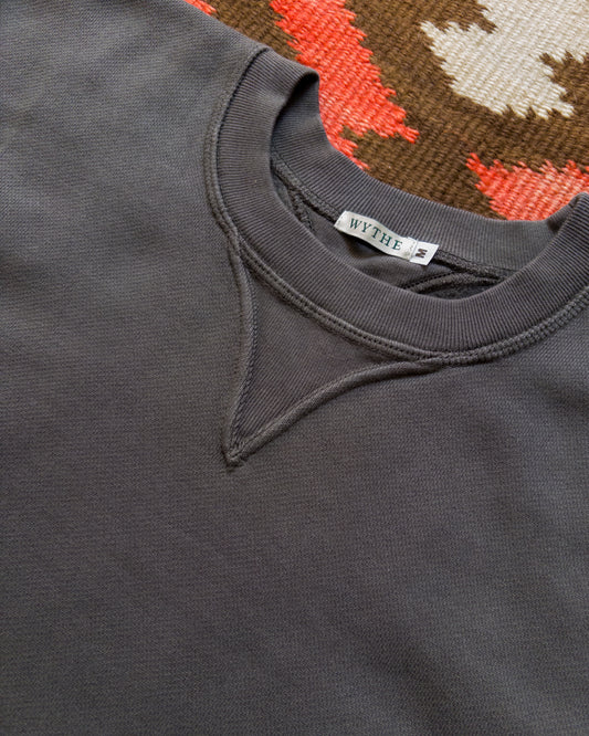 Crewneck Sweatshirt - Faded Black