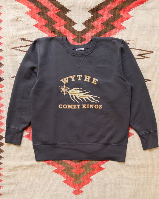 Comet Kings Crewneck Sweatshirt - Faded Black