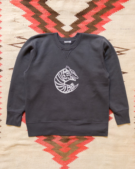Armadillo Crewneck Sweatshirt - Faded Black