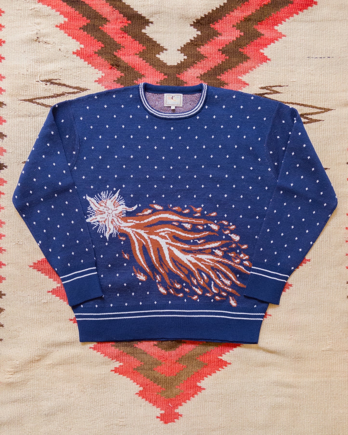 Comet Crewneck Sweater - Navy