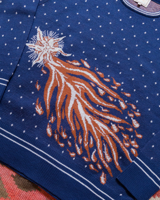 Comet Crewneck Sweater - Navy