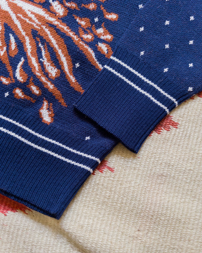 Comet Crewneck Sweater - Navy