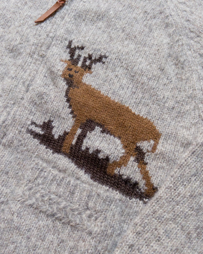 Alpaca Cardigan - Stag