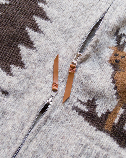 Alpaca Cardigan - Stag