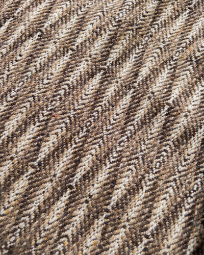 Raglan Wool Overcoat - Diamond Ombre Tweed