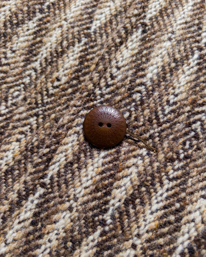 Western Topcoat - Diamond Ombre Tweed