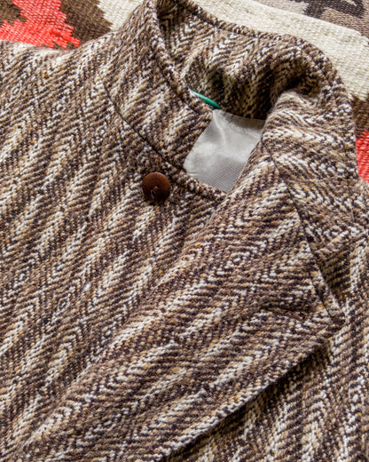 Western Topcoat - Diamond Ombre Tweed