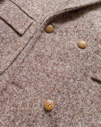 Polo Coat - Malted Barley Slub Donegal