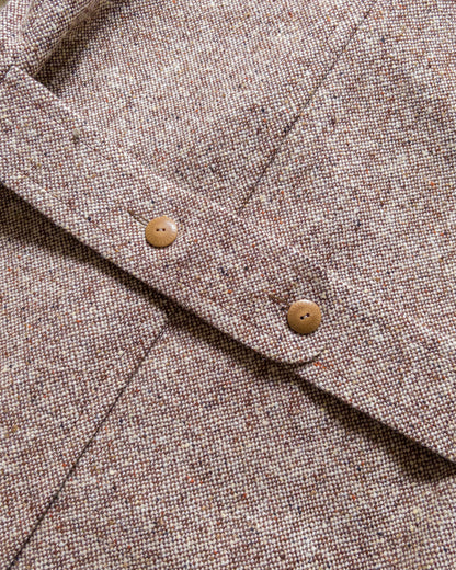 Polo Coat - Malted Barley Slub Donegal