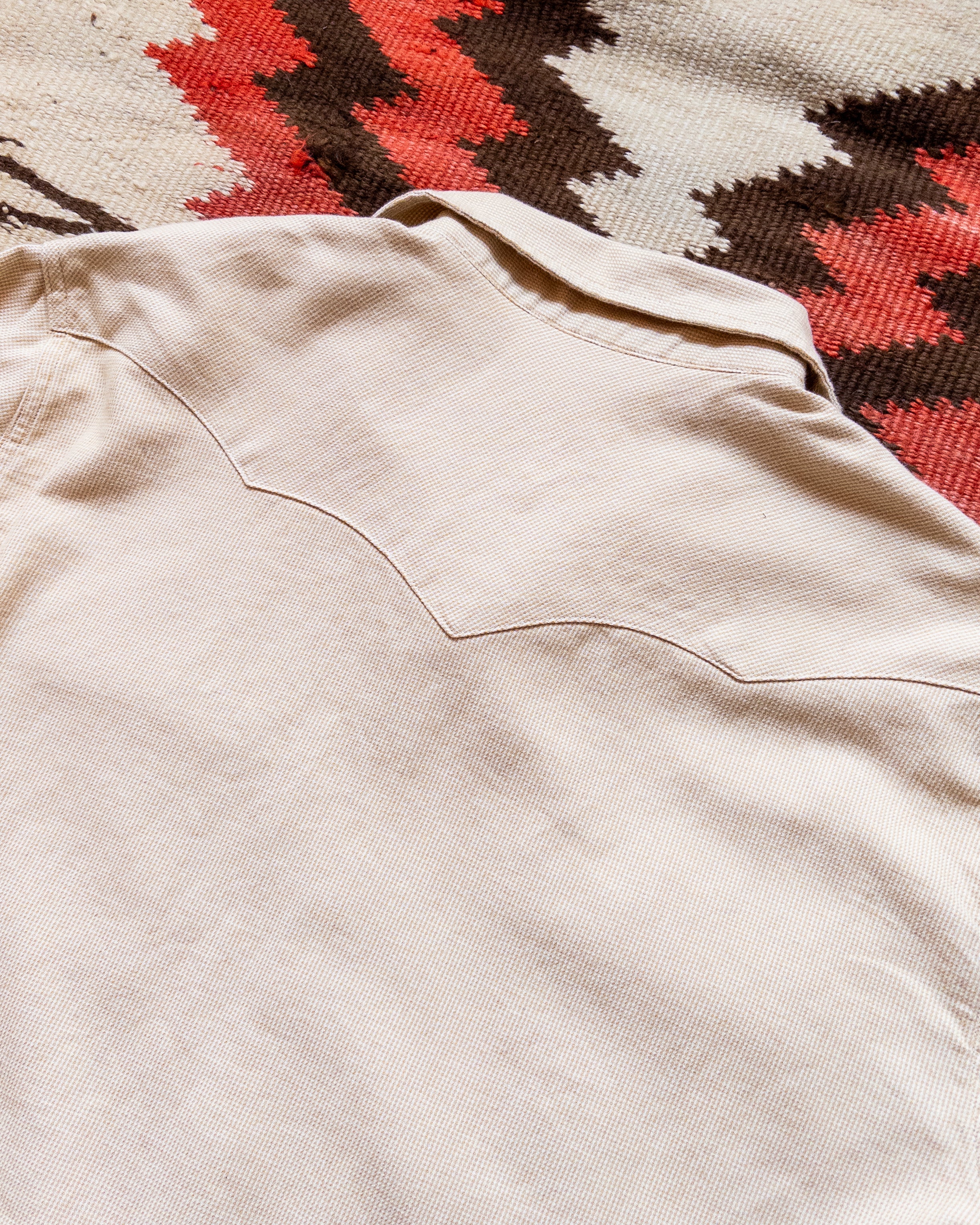 Vintage Tickweave Pearlsnap Shirt - Butterscotch – Wythe