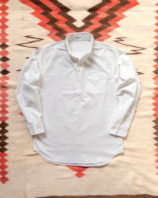 Oxford Cloth Button Down Popover - Classic White
