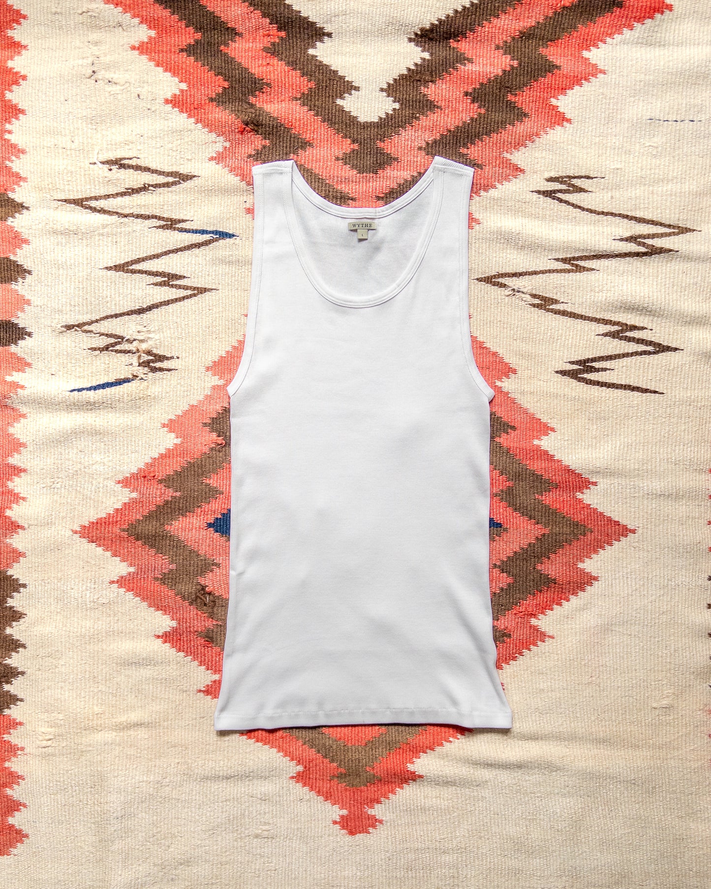 Tubular Cotton Ribbed Tank Top - Natural