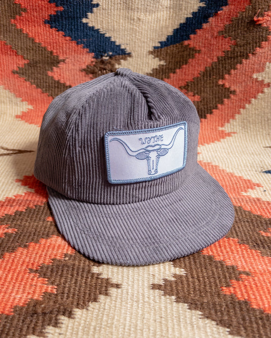 Corduroy Steerhead Hat - Faded Black