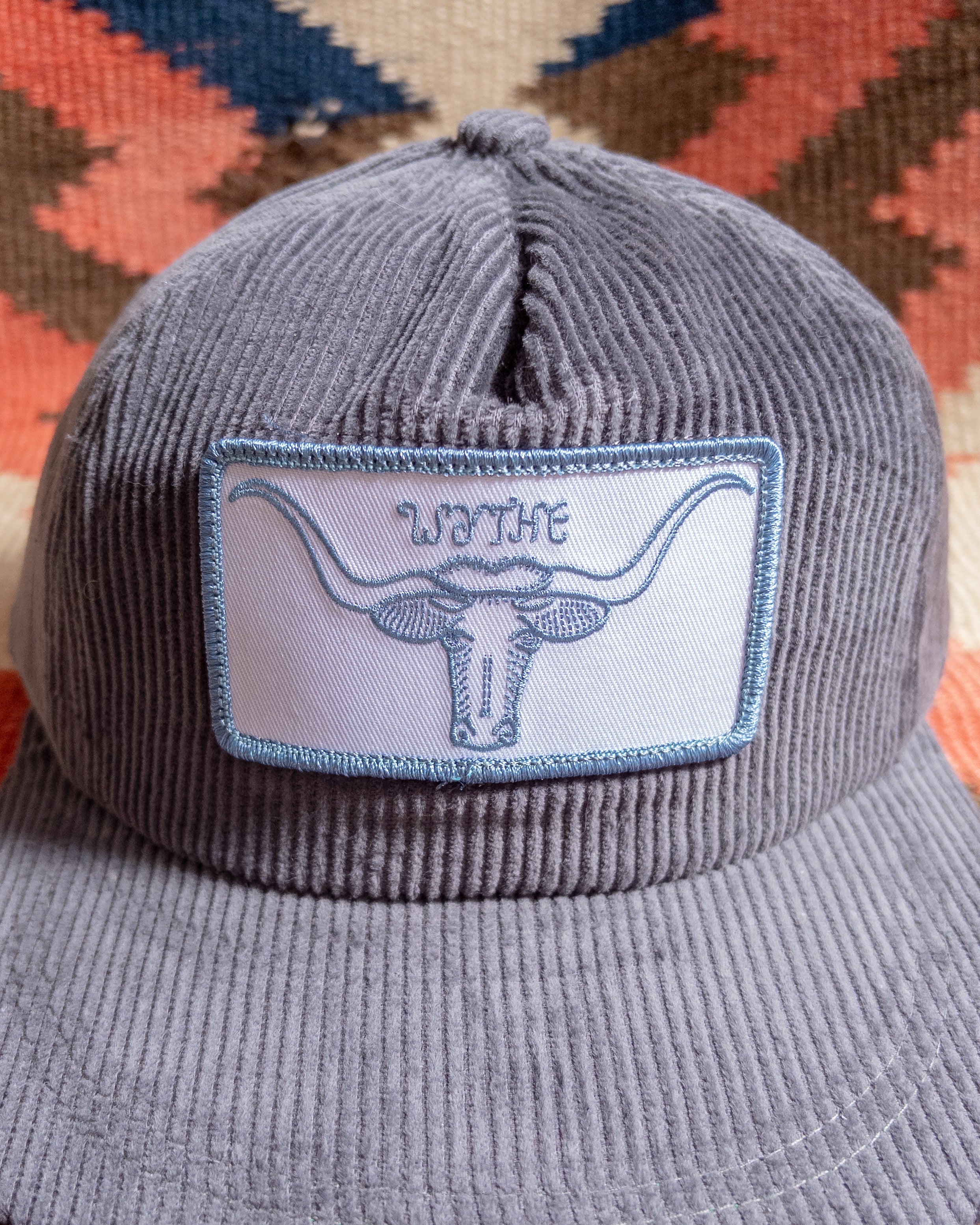 Corduroy Steerhead Hat - Faded Black
