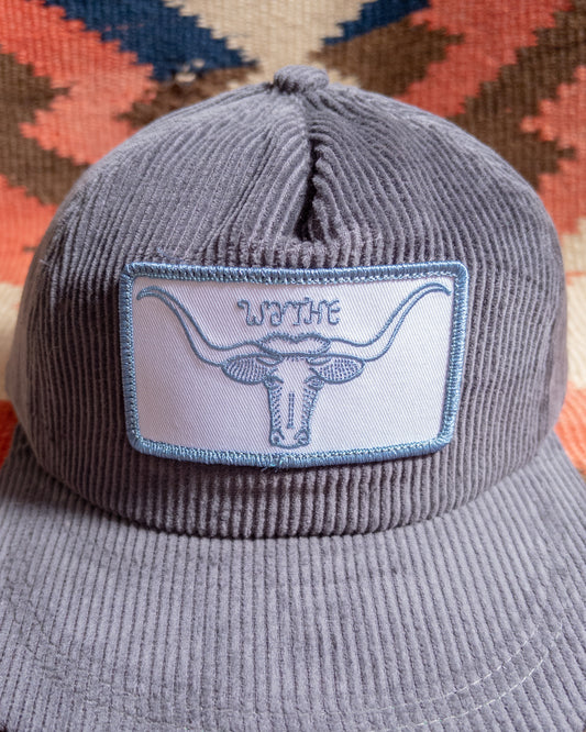 Corduroy Steerhead Hat - Faded Black