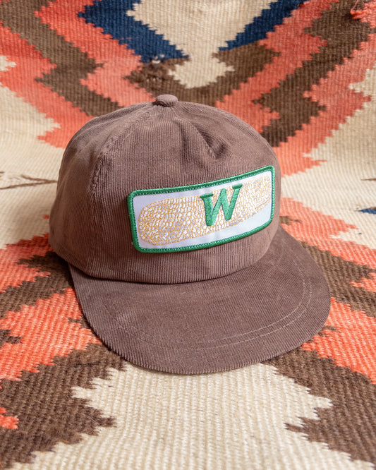 Corduroy Corncob Hat - Brown