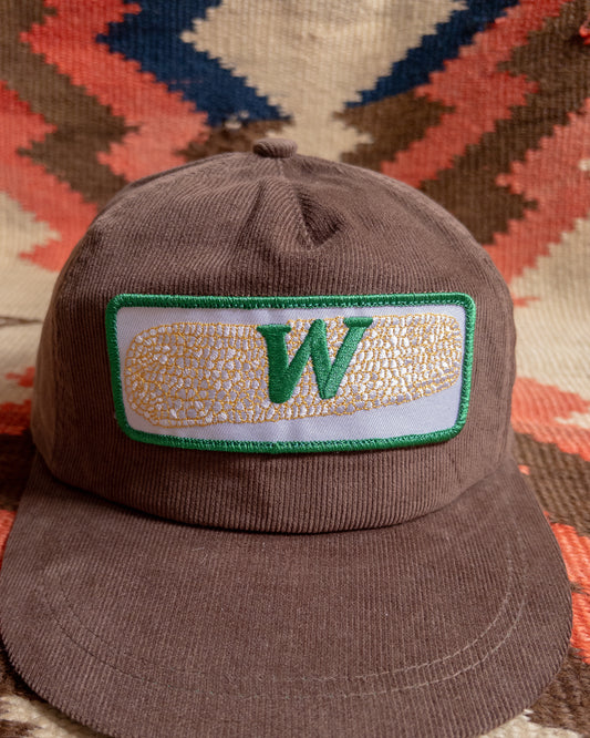 Corduroy Corncob Hat - Brown