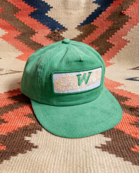 Corduroy Corncob Hat - Green