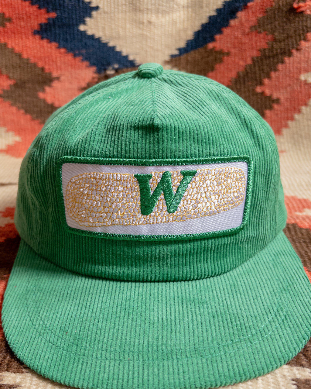 Corduroy Corncob Hat - Green